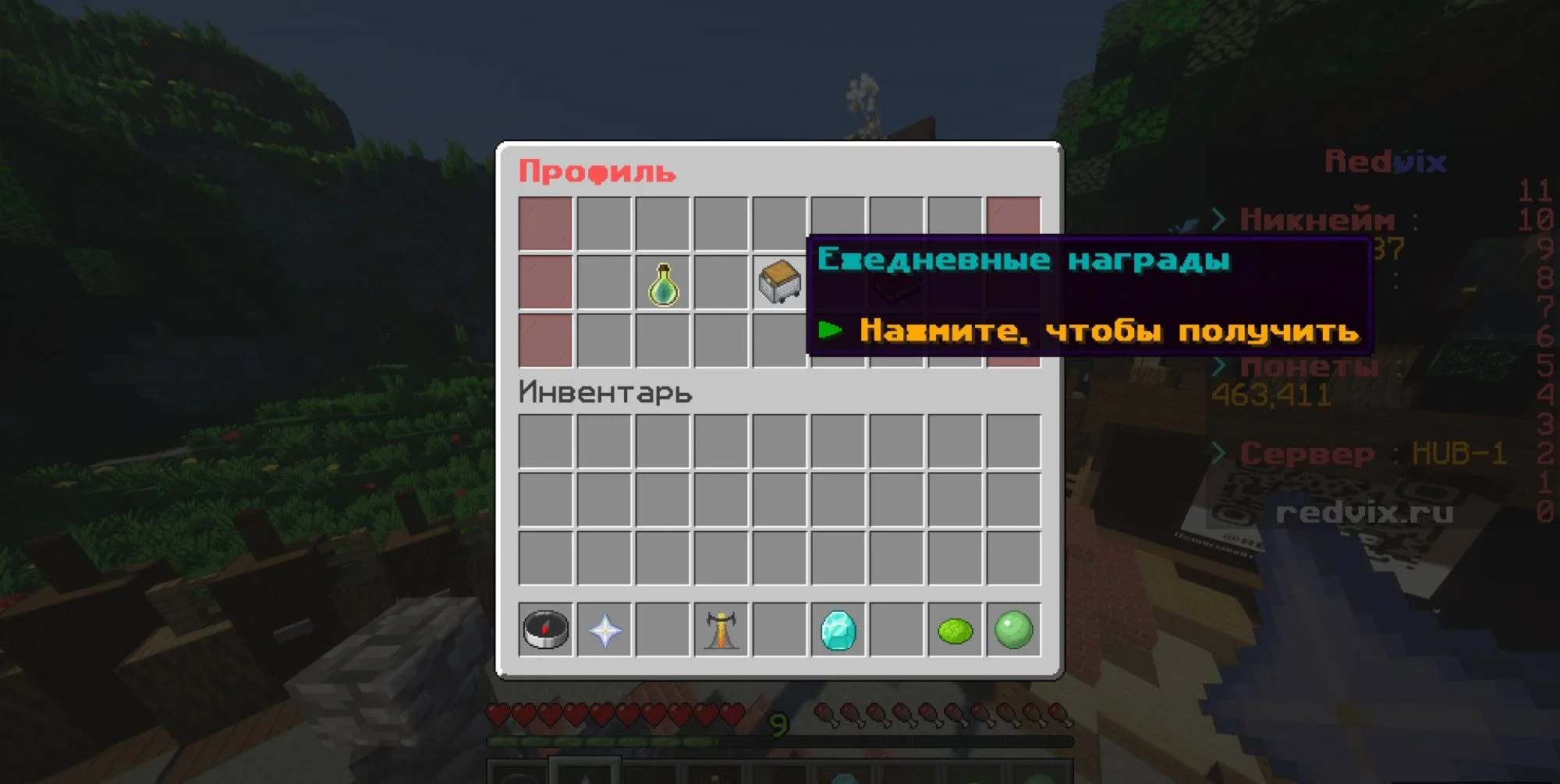 Скриншот 2 сервера Redvix