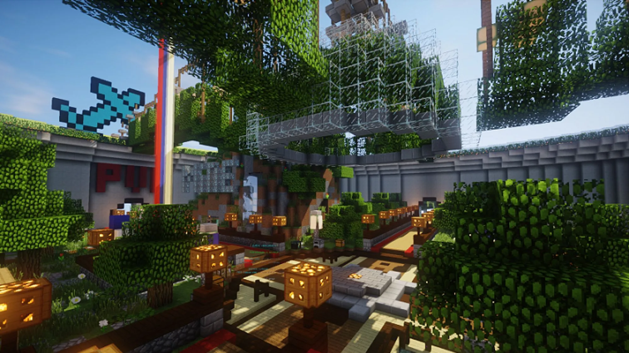 Скриншот 2 сервера CyberCraft