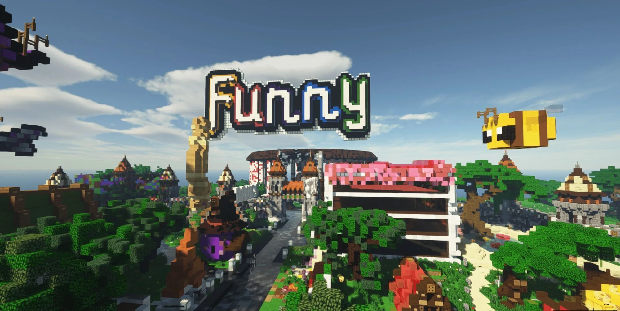 Скриншот 2 сервера FunnyMC