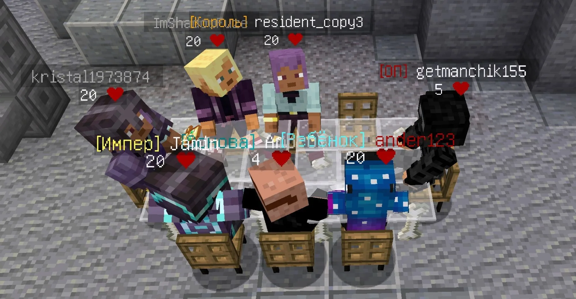 Скриншот 2 сервера CheatMine